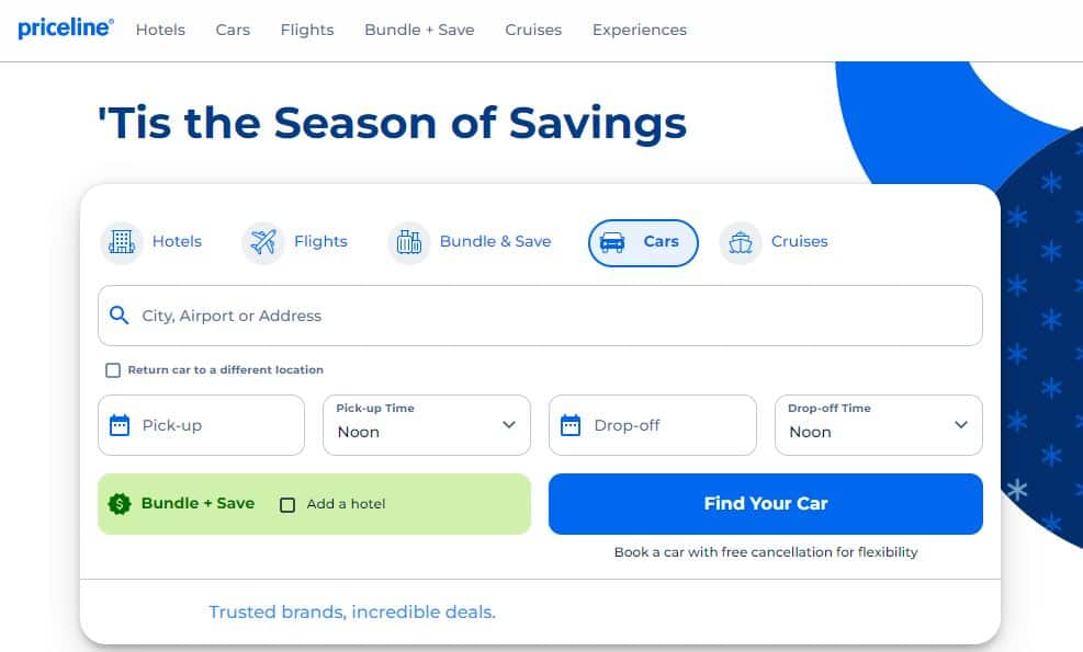 Priceline Car Rental The Best Way To Get Cheap Rent A Car In One Step